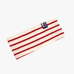 Breton Stripe hoofdband - natural/rood