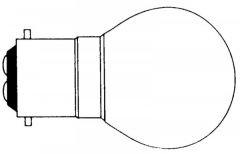 Gloeilamp-24V-15W-B22-kogel-mat-bajonet-fitting