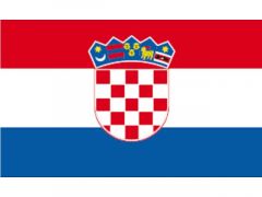 Kroatische vlag 20x30