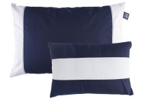 Waterproof kussenset Groot & Klein - Navy & White