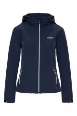 Nordberg Dames softshell Rinda Dark Navy Melagne.