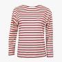 Breton Stripe classic Breton Shirt wit-rood