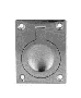 Luikring chroom 40X30MM